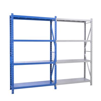 China Corrosion protection OEM steel shelfrtificate shelf light duty warehouse shelving rack for sale