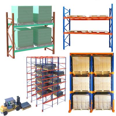 China Corrosion Protection Warehouse Drive In Push Back Movable Pallet Stretching FIFO Rack Drive-In Pusher For ing Shelf Shelves for sale