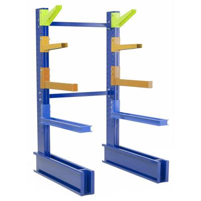 China Corrosion protection steel tube cantilever rack strong steaal racking for hardware storage for sale