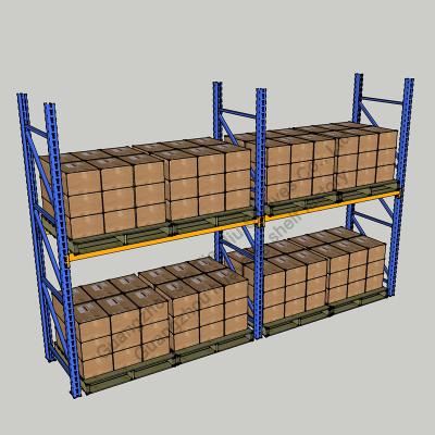 China Heavy Corrosion Protection Warehouse Rack 19 Inch Industrial Rack Pallet Draw Box Beam Racks Shelving For Rack Rack Factory Shelf for sale