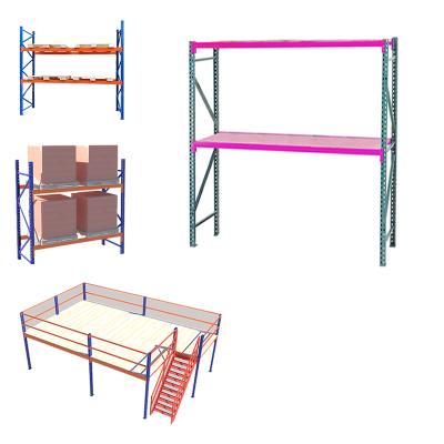 China Corrosion protection warehouse industrial light produshelf medium shelves for mezzanine rack shelf for sale