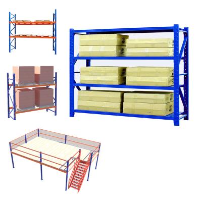 China Corrosion Protection Light Duty Customized Size Slotted Corner Shelf Steel Bolted Shelving For Warehouse Storage for sale