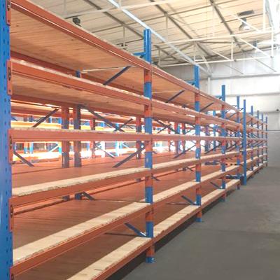 China Warehouse Industrial Plywood Plank Double Board Corrosion Protection Deep Racking Pallet For Mezzanine Rack Shelf Shelves for sale