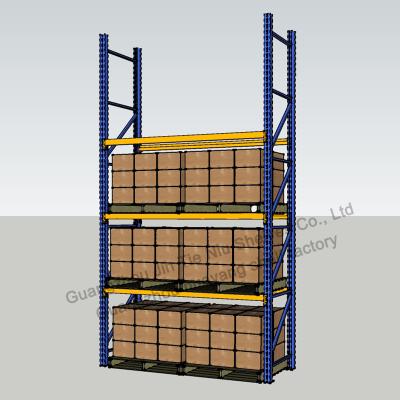 China Industrial Galvanized Corrosion Protection Warehouse Pallet Racking Solar Panel Racking For Rack Shelf Shelves for sale