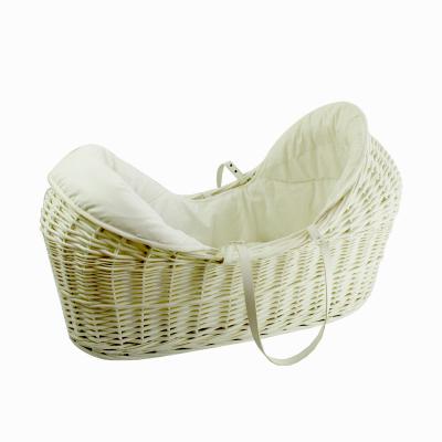 China Durable Wicker Baby Crib/Baby Hutch/Bedroom Eco-Friendly Funiture Bag+Carton Adjustable Baby Crib 0~3 Years Old 86*38*26*46*Durable for sale