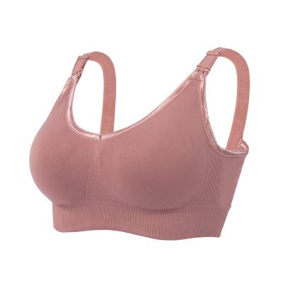 China Radiation Protection Nursing Bra Pregnancy Women Breastfeeding Comfort Maternity Underwear Antistatic Viable Nursing Bra for sale