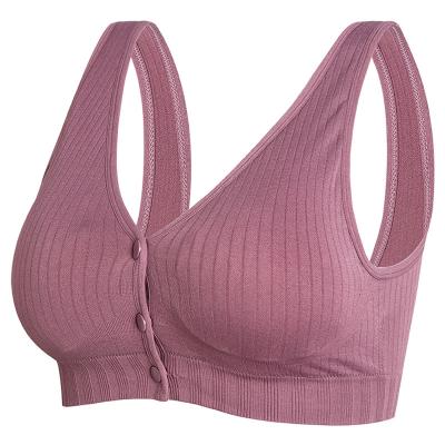 China Breathable Front Open Breast Feeding Nursing Maternity Nursing Underwear Bra Radiation Protection Care Maternity Bra for sale