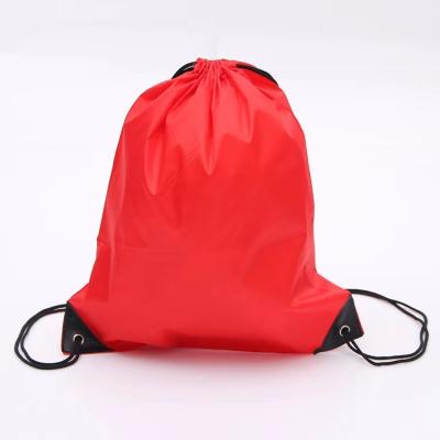 China With USB Promotional High Quality Custom 210D Polyester Drawstring Backpack, Sports Polyester Drawstring Bag for sale