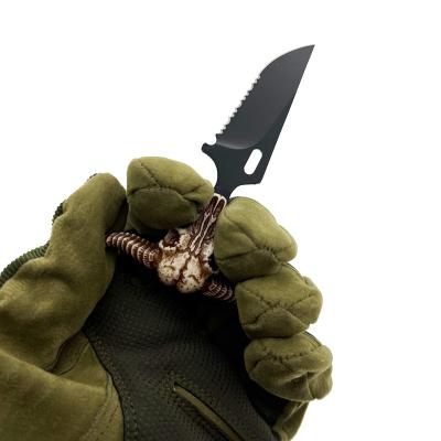 China Multifunctional Portable Mini Knife Camping Survival Collar Knives Stainless Steel Blade ABS Handle EDC Outdoor Tool Easy Carry for sale