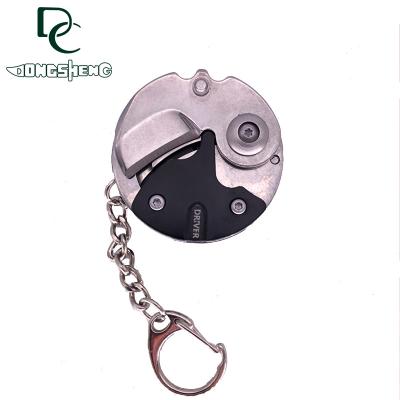 China Multifunctional Easy Carry Coin Style Outdoor Pocket Mini Cool Gift Survival Tool EDC Tool Folding Knife Key Chain Screwdriver for sale