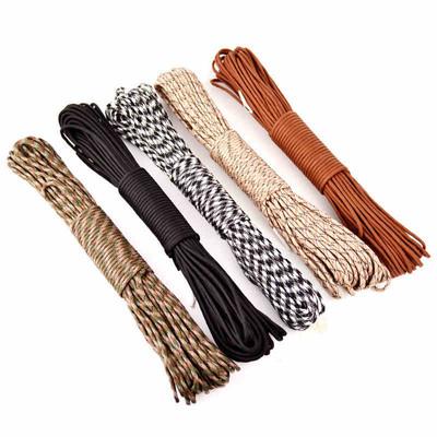 China Durable 31M Paracord 350 Paracord Parachute Cord Lanyard Rope Mil Spec Type III Climbing Survival 7 Strand Camping Paracord for sale