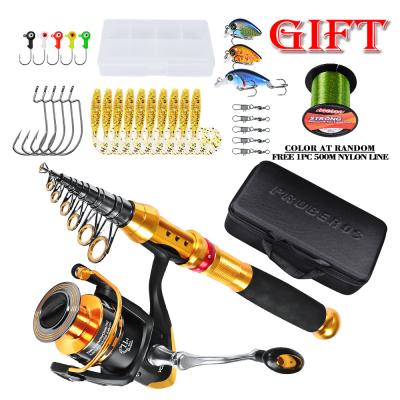 China Amazon Supplier 2.4m Multifunctional Carbon Fiber Rock Fishing Rods PESCA ML Rod Spinning Pole Bait Casting Lure Set Sea Fish Fish for sale