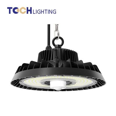 China Competitive High Bay LED Warehouse Light 150W 200W LED High Bay Light UFO Type With Pulggale Motion Sensor Tuya APP Control for sale