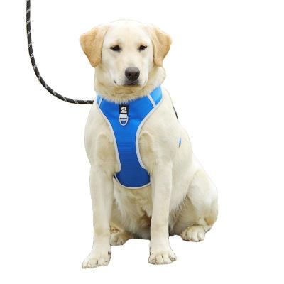 China Viable Made in China Pet Supplies Adjustable Dog Harness Vest Breathable Dog Vest Arms Pet Collar and Leash Set for sale