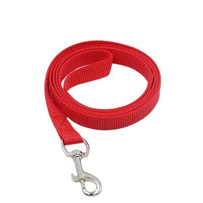 China Viable Dog Walking Cat Traction Webbing Rope Night Safety Dog Nylon Reflective Leash Wholesale Custom Small Simple Pet Custom for sale