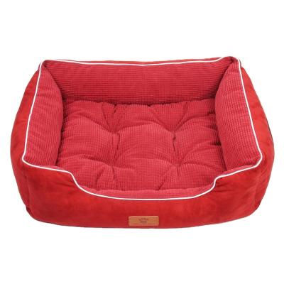 China Sustainable Hot Sales Fashion Winter Warm Non Slip Double Layer Pet Bed For Medium Small Dogs And Cats Dog Cushion, Pet Nest for sale