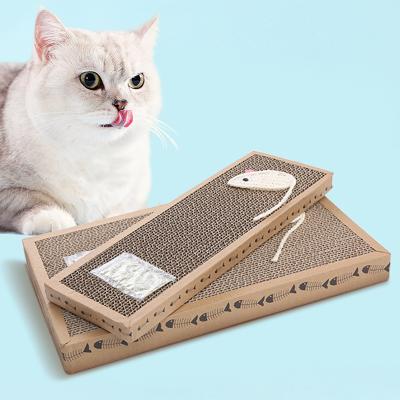 China Strong Viable Corrugated Wear Resistant Toy of Cat Scratching Board Claw Grinder Cat Toys Paper Cat Supplies Scratcher for sale