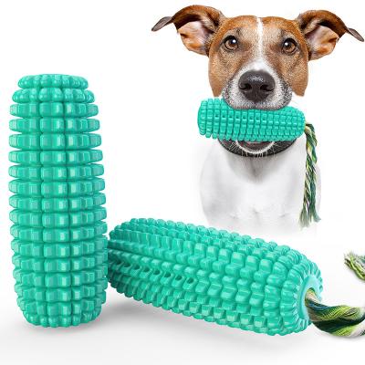 China Stored Chewing Toy Corn Squeaky Pet Dog Teeth Cleaning Toy Toothbrush Sounding Dog Accessories Pet Products for sale