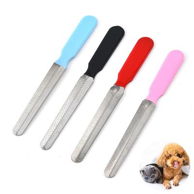 China Stocked Custom Cheap Pet Grooming Supplies Set Stainless Steel Dog Nail Clipper Set Pet Nail File for sale