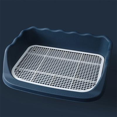 China Large Dog Toilet Potty Training Potty Training Splash Proof High Stocked Barrier Indoor Dog Tray Toilet For Dog for sale