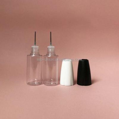 China PET Clear Lid 10ml 15ml 20ml 30ml Plastic Lid Cap CRC Triangle Cap Oil Storage Bottle Triangle Mark Cctv Bottle pin resistant portable child safe tip needle for sale