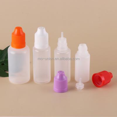 China RTS medicine in 100% stock 100% stock 100% soft semi-transparent PE LDPE eye drops soft plastic bottle PE leak-proof mini 5ml 5ml 10ml 15ml for sale