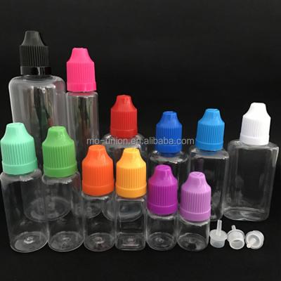 China Premium Child Safe PET Material 3ml 5ml 10ml 15ml 20ml 30ml 50ml 100ml 1oz Squeeze Material 3ml 5ml 10ml 15ml 20ml 30ml 50ml 100ml 1oz Clear Plastic Lid Child Safe Plastic Bottle Cap 'PET for sale