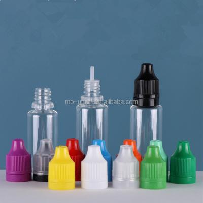 China child & Tamper Proof Bottles Squeeze 5ml 10ml 15ml 20ml 30ml 50ml 60ml 100ml 1oz 2oz Clear Vacuum PET Juice Vape Kid Plastic Bottle E Liquid for sale