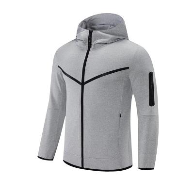 China Autumn And Winter Cotton Breathable Quick-Drying Sports Shaping Tech Fleece Hooded Unisex Sportswear Top for sale