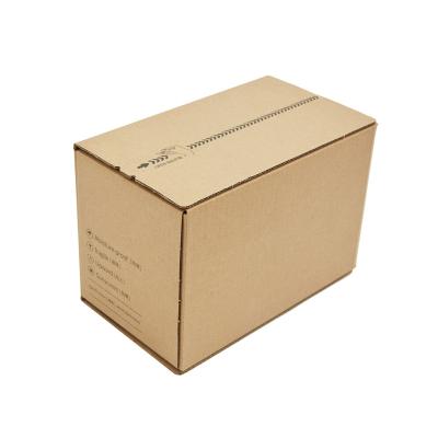 China Recyclable IN STREAM Eco Friendly Custom Packing Courier Corrugated Kraft Paper Logo Logo Postal Mailing Box for sale