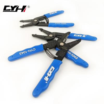 China Cheap And Practical Ordinary CYH-1043 Multifunctional Pliers Stripper Pliers Wire Cutting Pliers 0.25-0.65mm 22-30AWG for sale