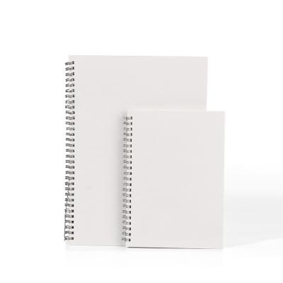 China Waterproof+Eco-friendly Thermal transfer blank notebook thermal sublimation coating notepad A4A5 white cardboard cover can be DIY printed for sale