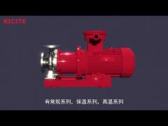 Horizontal Stainless Steel Circulation Centrifugal Oil Pump For Semi Conductor