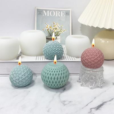 China 2022 Viable Newly Released Creative Ball Series Candle Cake Mousse Silicone Molds 1st Codes: G2274/G2275/G2276 for sale