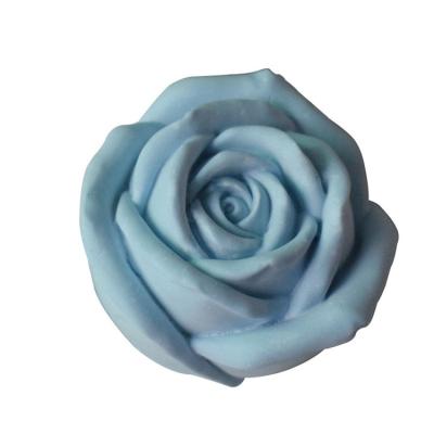 China Viable Single Hole Mounted Silicone Mold Three-Dimensional Flower Soap Mold DIY Handmade Aromatherapy Plaster Ice Hockey Mold for sale