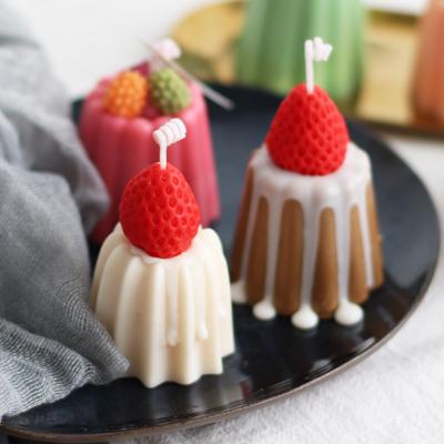 China Ugly simulation fruit keluli mango strawberry mango aromatherapy gypsum candle cake decorating silicone mold for sale