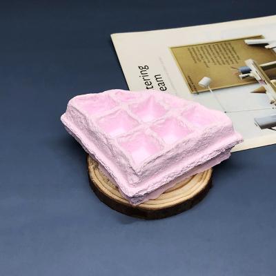 China New Viable Handmade Triangle Sandwich Strawberry Fondant Cake Decorating DIY Soap Baking Tool Candle Silicone Mold for sale