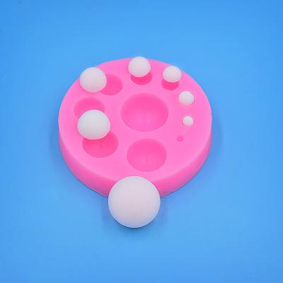 China Viable Variety Silicone Molds Silicone Heart Mold DIY Decorating Cake 7 With Round Fondant Molds Manufacturer Wholesale Code: G342 for sale