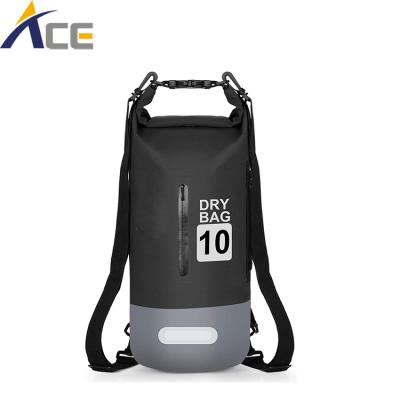 China Container Mode Multiple Strap Double Swimming Surfing Use Camping Hiking Waterproof Bag for sale