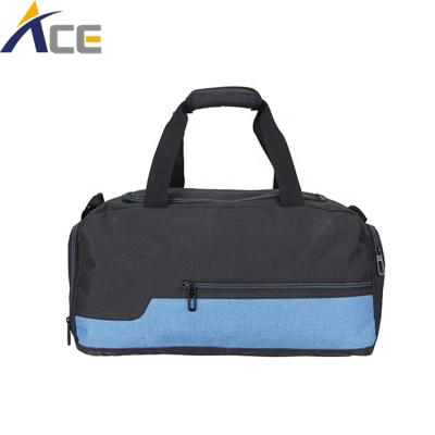 China Hot Selling Fashion Men's Simple Single Bag Travel Distance Travel Handbag Black Gym Sports Bag Short Bag for sale