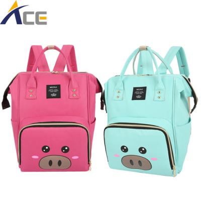 China Top selling backpack fashion oxford nylon lequeen mommy backpack baby diaper bag tote for sale