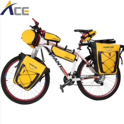 China Multiple Use 500D PVC 600D TPU Waterproof Bicycle Bag With Hook Bike Backpack Saddle Rear Bag For Bicycle for sale