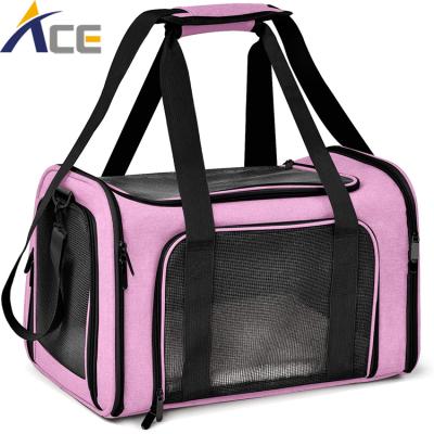 China Breathable Custom Folding Car Seat Box Large Capacity Packing Carriers Pet Bag for sale