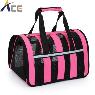 China Dogs and Cats Travel Outdoor Breathable Tote Custom Portable Small Pet Bag for sale