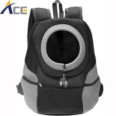 China Breathable Custom Fashion Dog Cat Backpack Comfortable Portable Pet Carrier Bag for sale