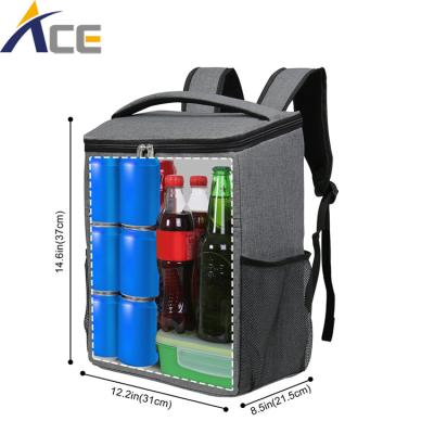 China Large Capacity Insulated BBQ Lunch Bagpack Custom Logo Cooler Bags Thermal Insulation for sale