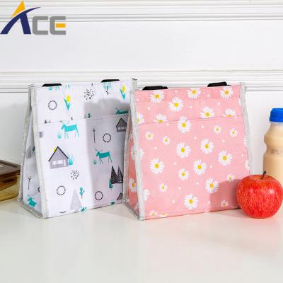 China Multiple Use Waterproof Aluminum Foil Beam-mouth Insulation Portable Lunch Bag for sale