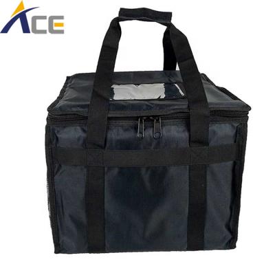 China Custom Insulated Portable Cooler Backpack Insulated Thermal Suitcase Fast Food Delivery Bag for sale