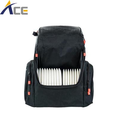 China Hot Selling Multiple Use Sports Wholesale Custom Disc Golf Bag With Water Bottle Pocket for sale