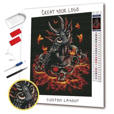 China E-104 Hot Selling Cartoon Diamond Stitch Wall Picture 5d Diamond Art Painting Set For Arts And Crafts Home Decor for sale